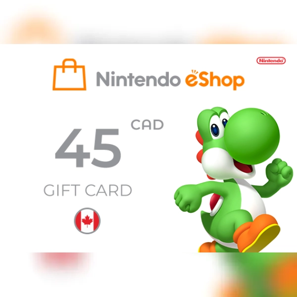 Nintendo Eshop Cards Nintendo Eshop Card 45 Cad Key - Canada