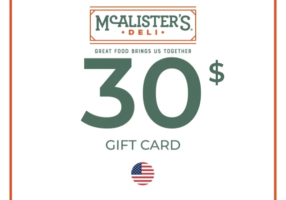 McAlister’s Gift Card 30 USD Key - UNITED STATES