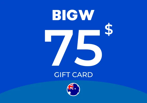 BIG W Gift Card 75 AUD
