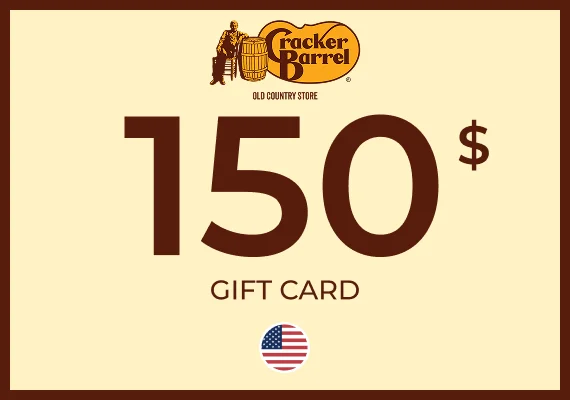 Cracker Barrel Gift Card 150 USD