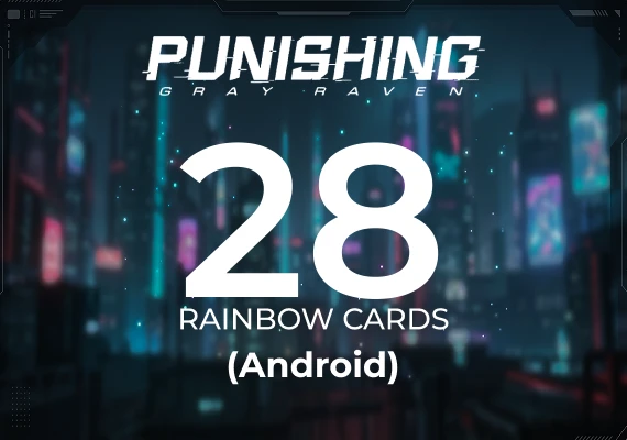 Punishing Gray Raven - 28 Rainbow Cards (Android)