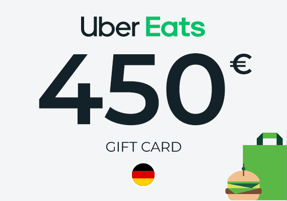 Uber Eats Gift Card 450 EUR (DE)