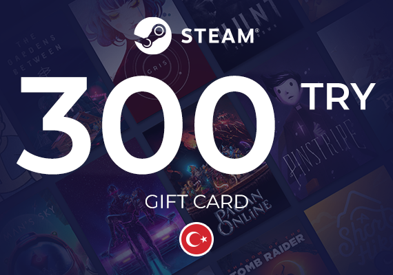 Steam Wallet Gift Card 300 TRY Key - TURKEY