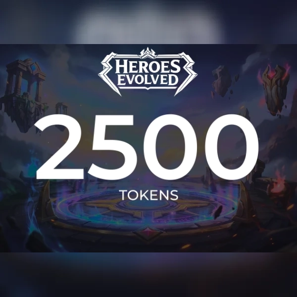 Heroes Evolved - 2500 Tokens Direct Top-Up - GLOBAL