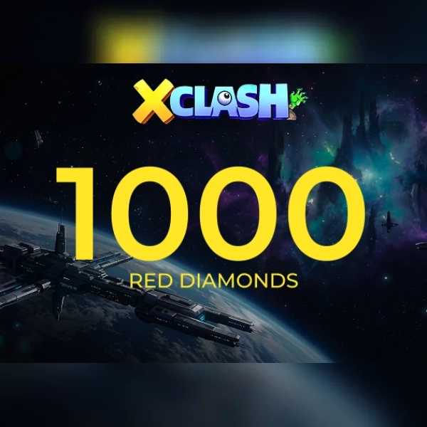 X-Clash - 1,000 Red Diamonds Direct Top-Up - GLOBAL