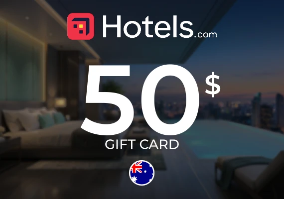 Hotels.com Gift Card 50 AUD