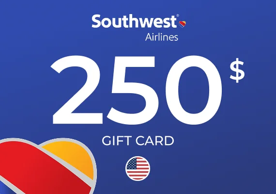 Southwest Airlines Gift Card 250 USD