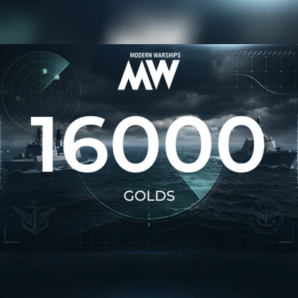 Modern Warships - 16000 Gold Direct Top-Up - GLOBAL