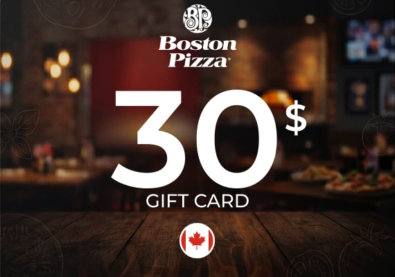 Boston Pizza Gift Card 30 CAD