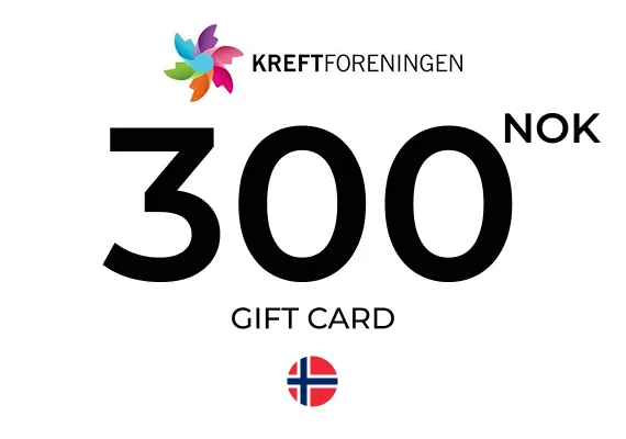 Kreftforeningen Gift Card 300 NOK