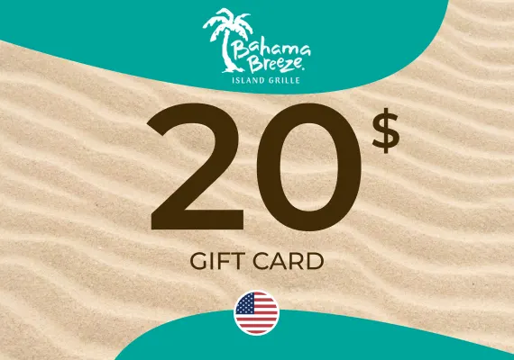 Bahama Breeze Gift Card 20 USD