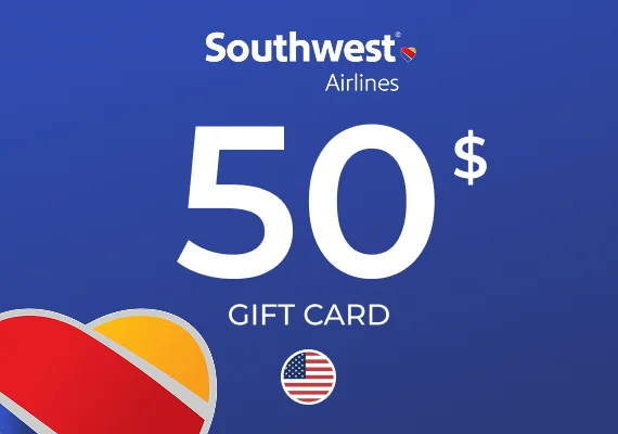 Southwest Airlines Gift Card 50 USD