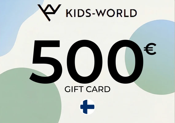 Kids-world Gift card 500 EUR