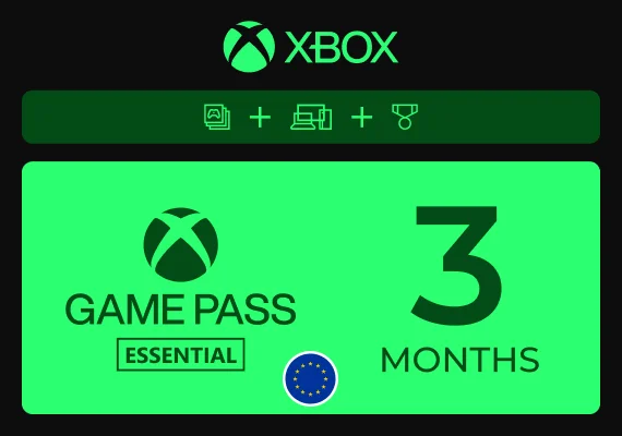 Xbox Game Pass Core (Essential) 3 Months  Xbox Game Pass Core (Essential) 3 Months
