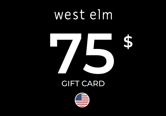 West elm Gift Card 75 USD
