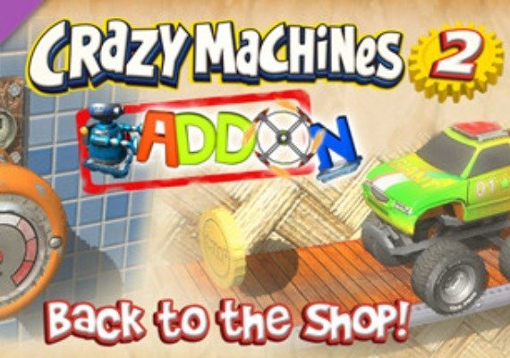 Crazy Machines 2: Back to the Shop Add-On (DLC) (PC) Steam Key - GLOBAL
