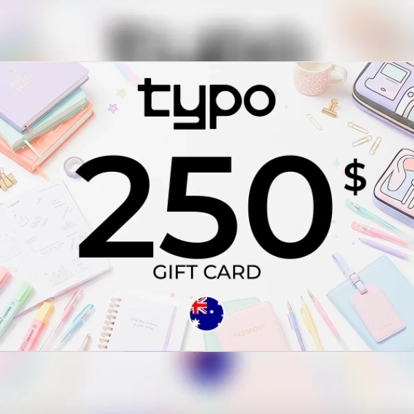 Typo Gift Card 250 AUD Key - AUSTRALIA