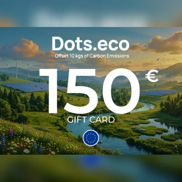 Dots.eco - Offset 10 kgs of CARBON EMISSIONS Gift Card 150 EUR Key - EU