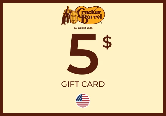 Cracker Barrel Gift Card 5 USD