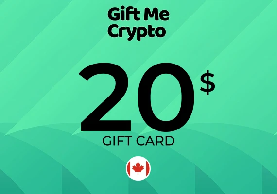 Gift Me Crypto Gift Card 20 CAD