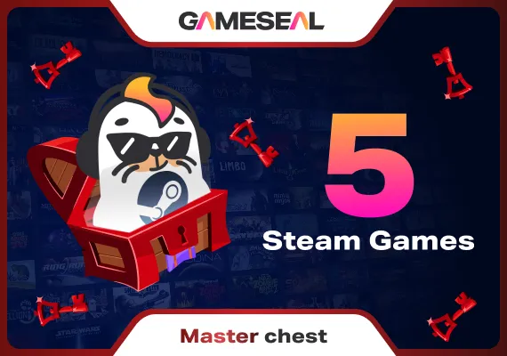 Gameseal 5x Steam games Master chest (PC)