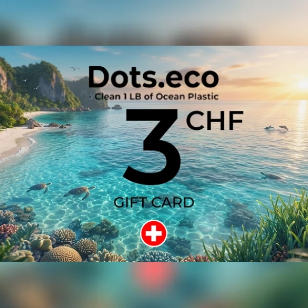 Dots.eco - Clean 1 LB of Ocean Plastic Gift Card 3 CHF Key - SWITZERLAND