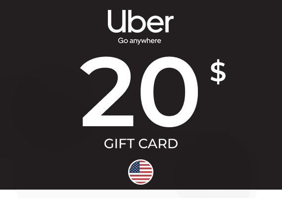 Uber Rides Gift Card 20 USD