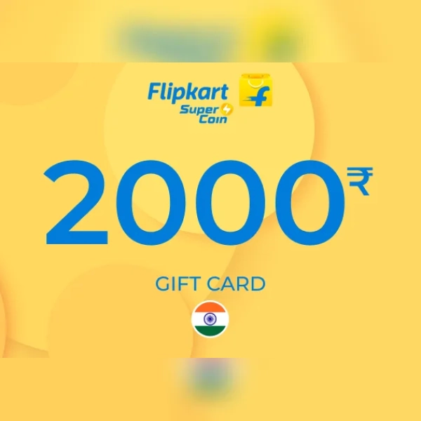 Flipkart SuperCoin Gift Card 2000 INR Key - INDIA