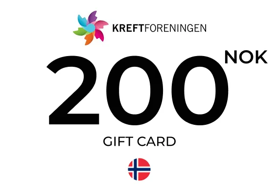 Kreftforeningen Gift Card 200 NOK