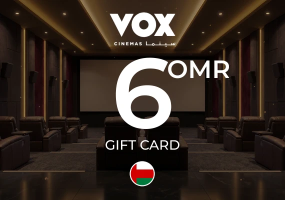 VOX Cinemas Gift Card 6 OMR