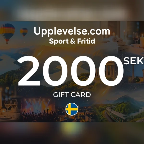 Sport & Fritid - Upplevelse.com Gift Card 2000 SEK Key - SWEDEN