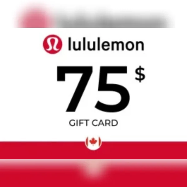 lululemon Gift Card 75 CAD Key - CANADA
