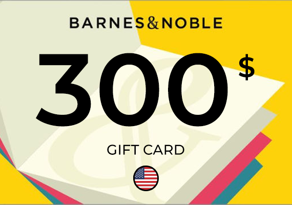 Barnes and Noble Gift Card 300 USD