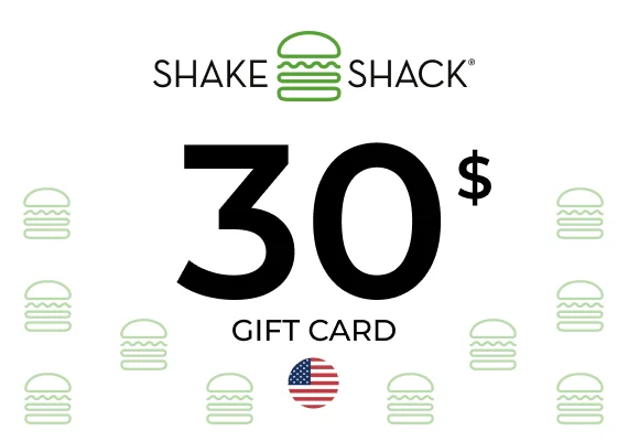 Shake Shack Gift Card 30 USD