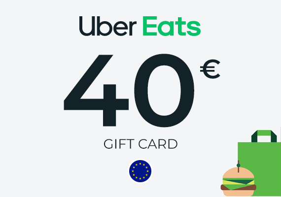 Uber Eats Gift Card 40 EUR Uber Eats Gift Card 40 EUR