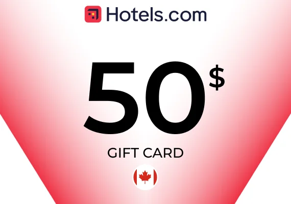 Hotels.com Gift Card 50 CAD