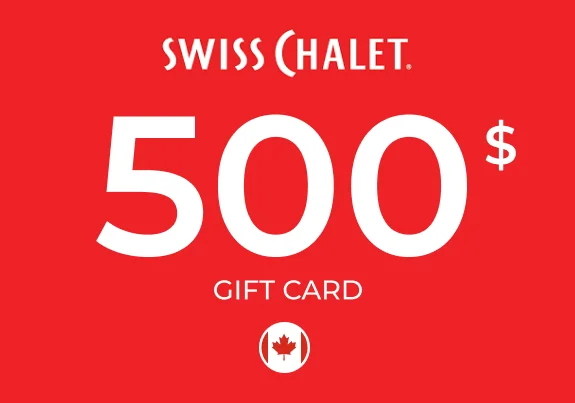 Swiss Chalet Gift Card 500 CAD