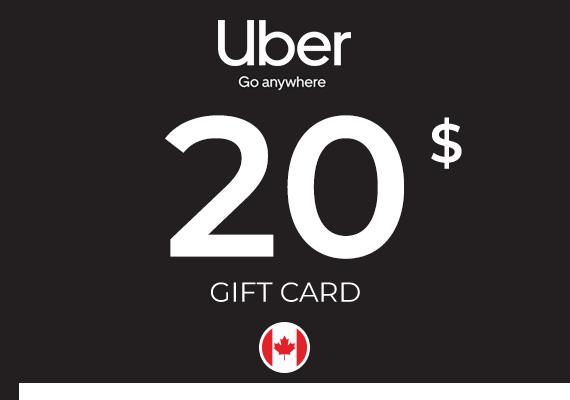 Uber Gift Card 20 CAD Uber Gift Card 20 CAD