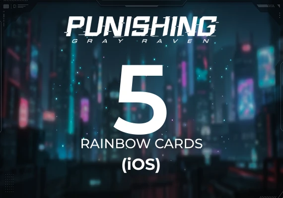 Punishing Gray Raven - 5 Rainbow Cards (iOS)