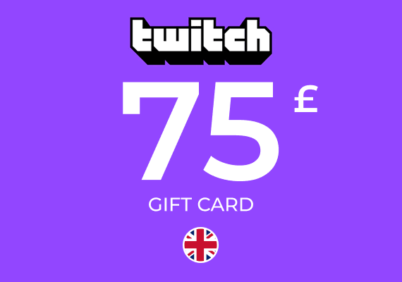 Twitch Gift Card 75 GBP Twitch Gift Card 75 GBP