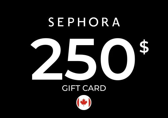 Sephora Gift Card 250 CAD