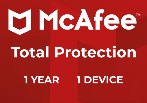 McAfee Total Protection 1 Year 1 Device McAfee Total Protection 1 Year 1 Device