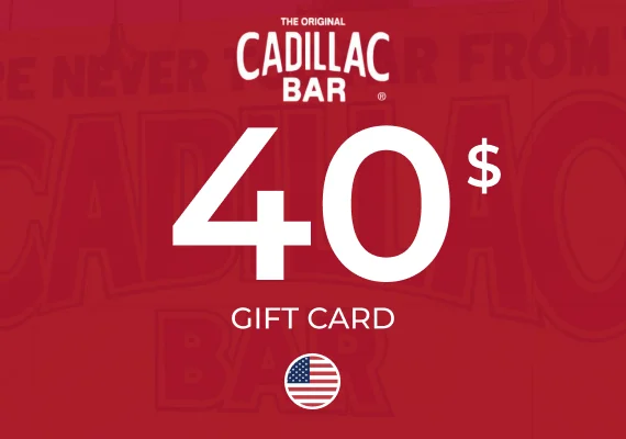 Cadillac Bar Gift Card 40 USD