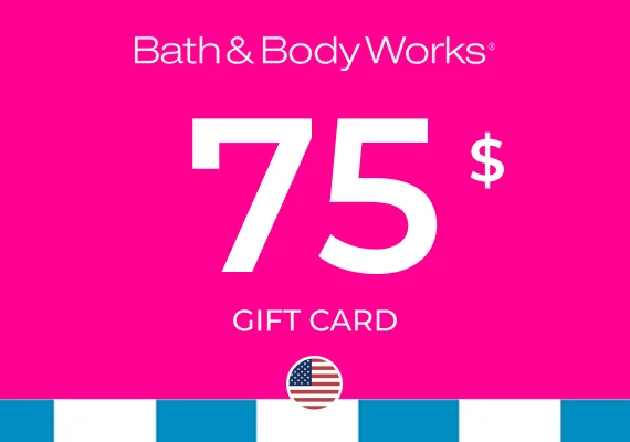 Bath and Body Works Gift Card 75 USD