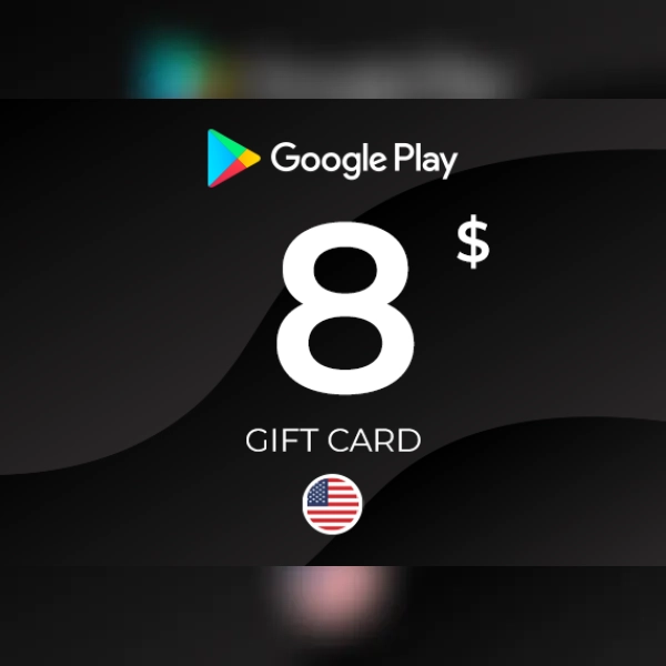 Google Play Gift Card 8 USD Key - UNITED STATES