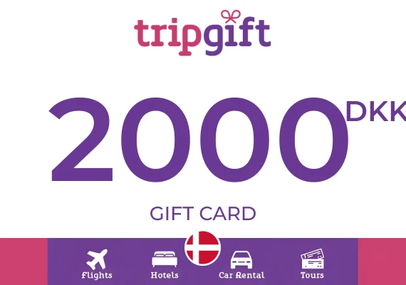TripGift Gift Card 2000 DKK