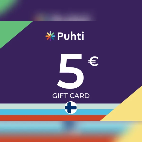 Puhti Gift Card 5 EUR Key - FINLAND
