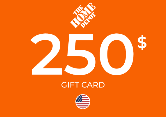 The Home Depot Gift Card 250 USD