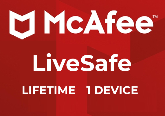 福袋 公式 LiveSafe McAfee 1 GLOBAL - Key Lifetime Device 手帳