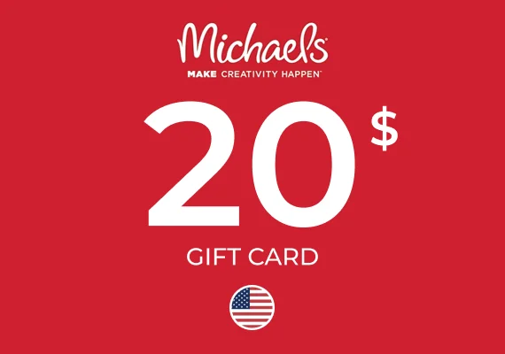 Michaels Gift Card 20 USD
